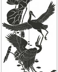 Пескоструйный рисунок Птицы 189